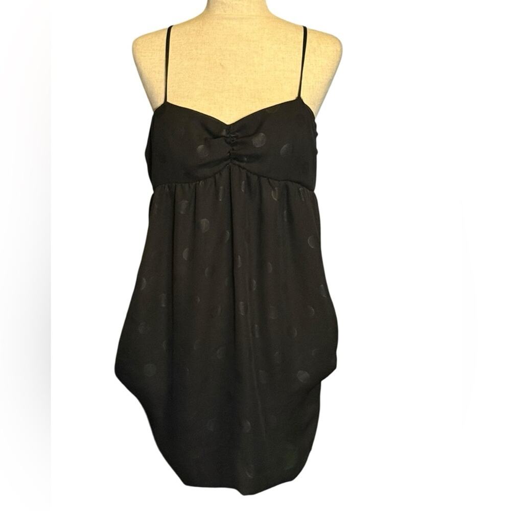 Y2K Forever 21 Babydoll Polka Dot Whimsigoth Mini Dress Womens Size L Romantic